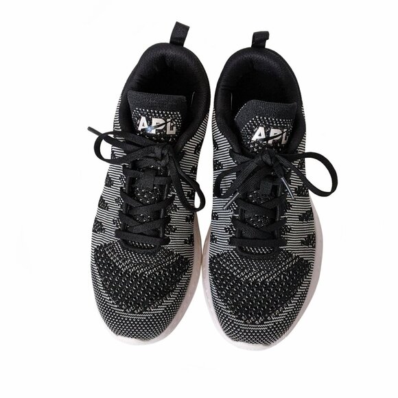 APL Techloom Pro Sneakers In Black / Bleached Pink Size 8.5 - Picture 2 of 16
